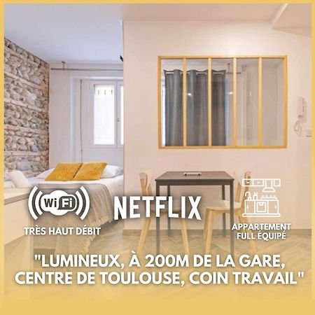 Grand Studio Avec Espace De Travail Toulouse Exterior foto